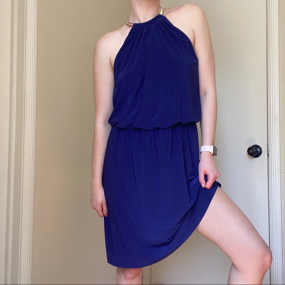 BRAND NEW Knee Length Royal Blue Dress